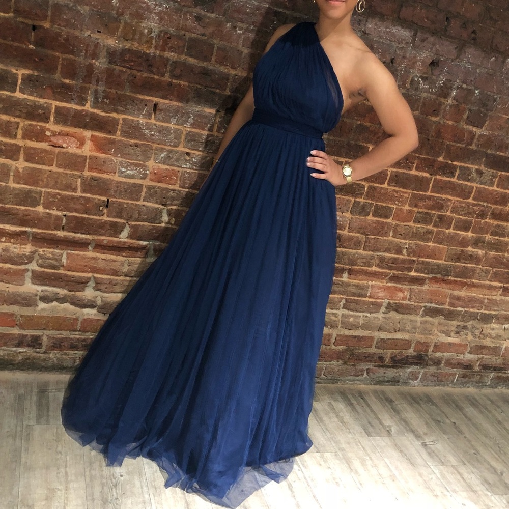 Beautiful ASOS Blue Ball Gown - Picture 2 of 3